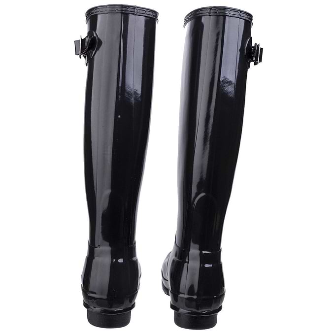 Hunter Original Tall Gloss Wellington Boots - Black
