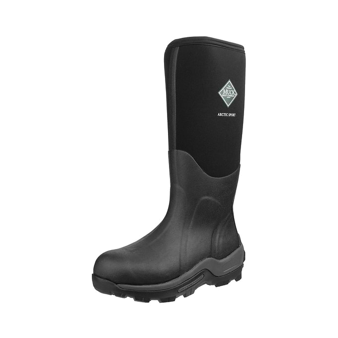 Muck Boots Arctic Sport Pull On Wellington Boot - Black/Black