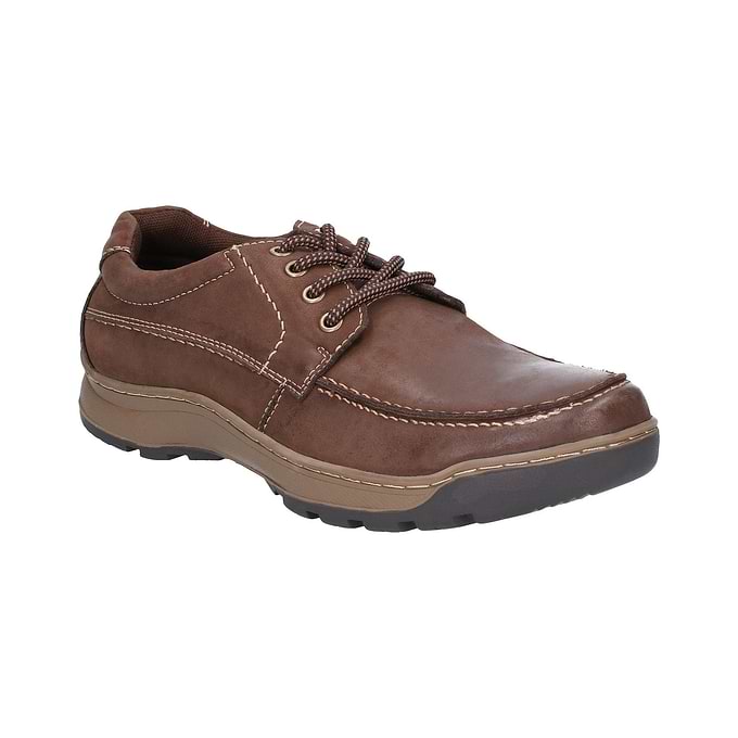 Hush Puppies Tucker Mens Lace Shoe - Brown