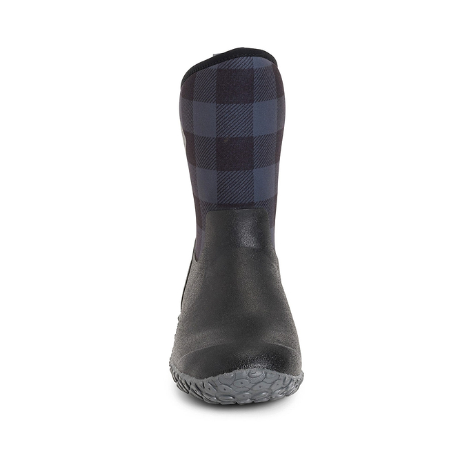 Muck Boots Muckster II Mid Womens Wellington - Black/Grey Plaid
