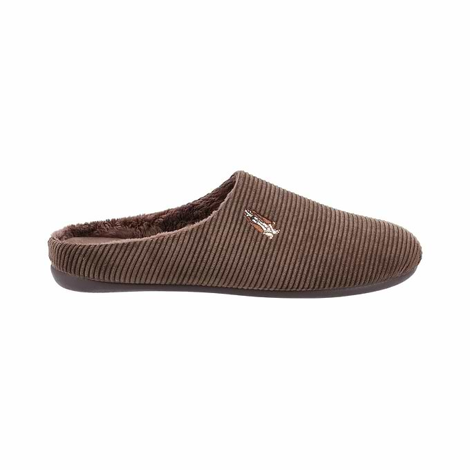 Hush Puppies Reid Slipper - Chocolate