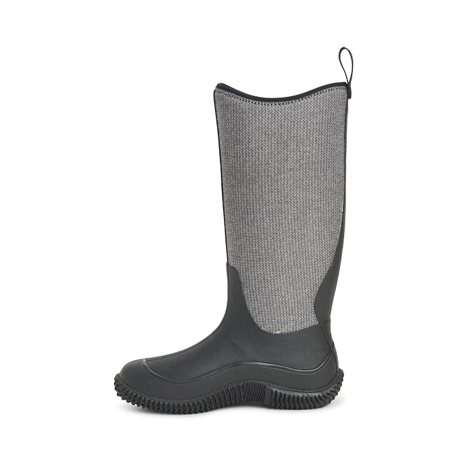 Muck Boots Hale Womens Wellington - Black/Fuzzy Herringbone