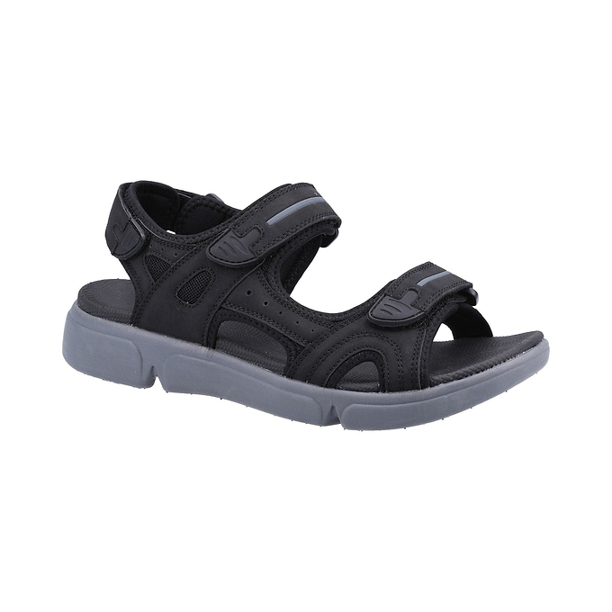 Hush Puppies Castro Mens Sandal - Black