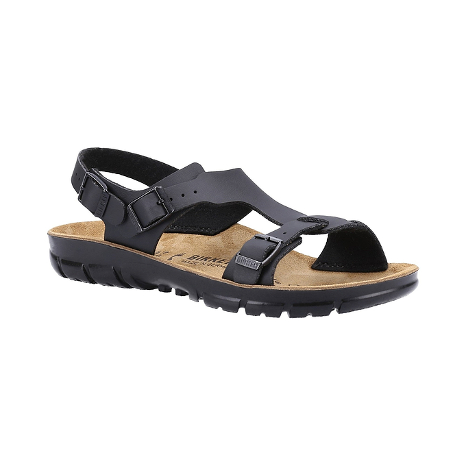 Birkenstock Saragossa Birko Flor Womens Sandal - Black
