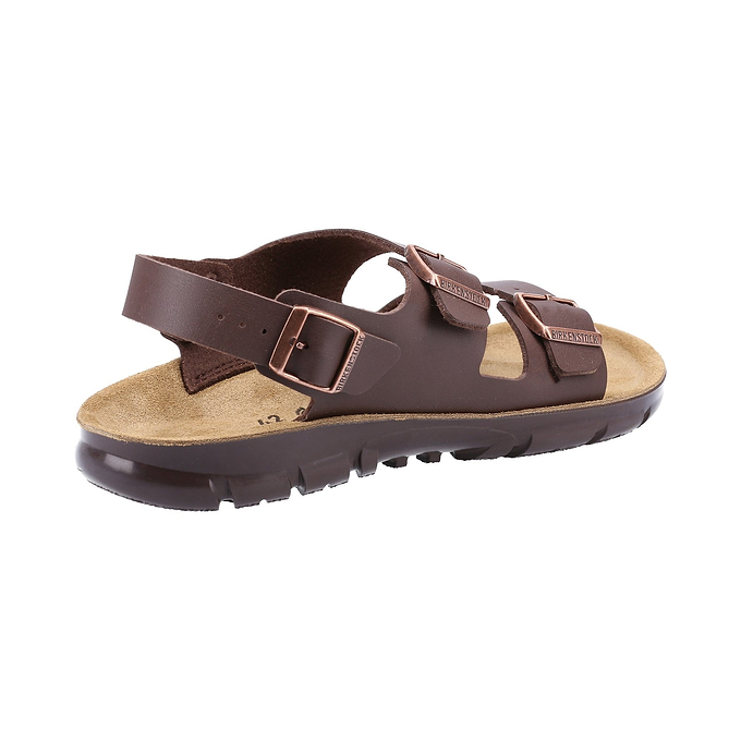 Birkenstock Kano Birko Flor Mens Sandal - Dark Brown