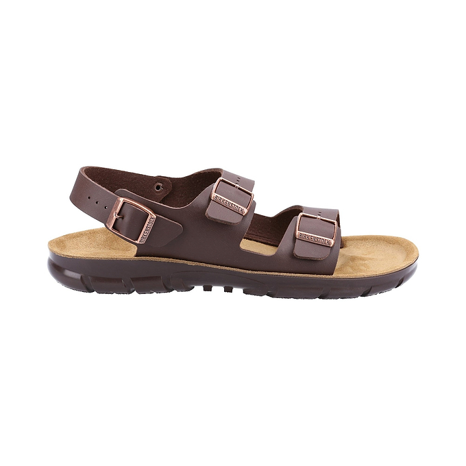 Birkenstock Kano Birko Flor Mens Sandal - Dark Brown