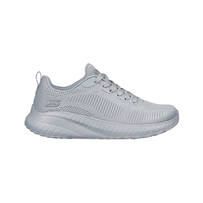 Skechers Bob Squad Chaos Face Off Womens Trainers - Light Grey