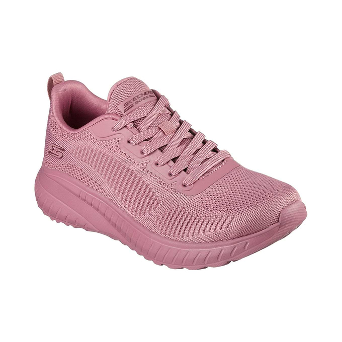 Skechers Bob Squad Chaos Face Off Womens Trainers - Raspberry