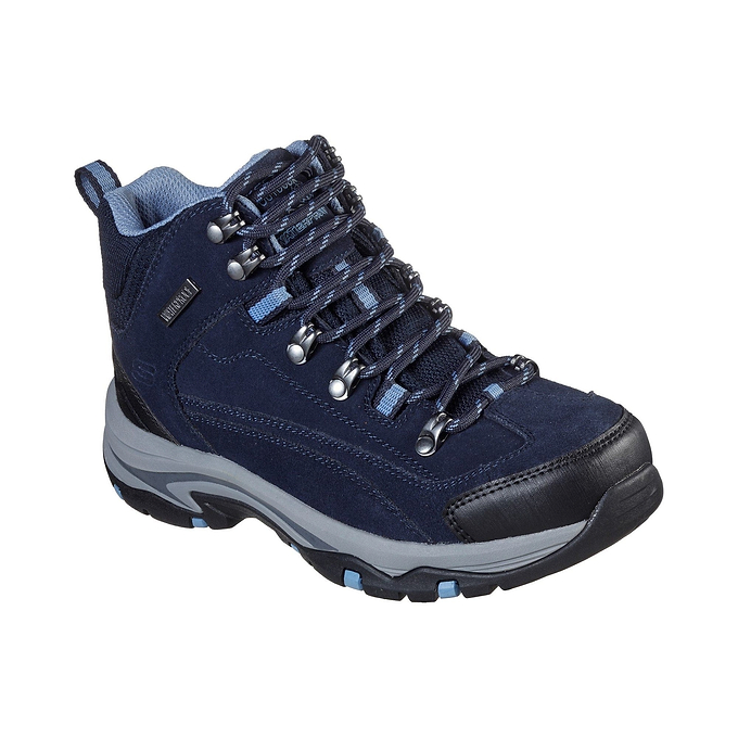 Skechers Relaxed Fit Trego Alpine Trail Boot - Navy/Grey