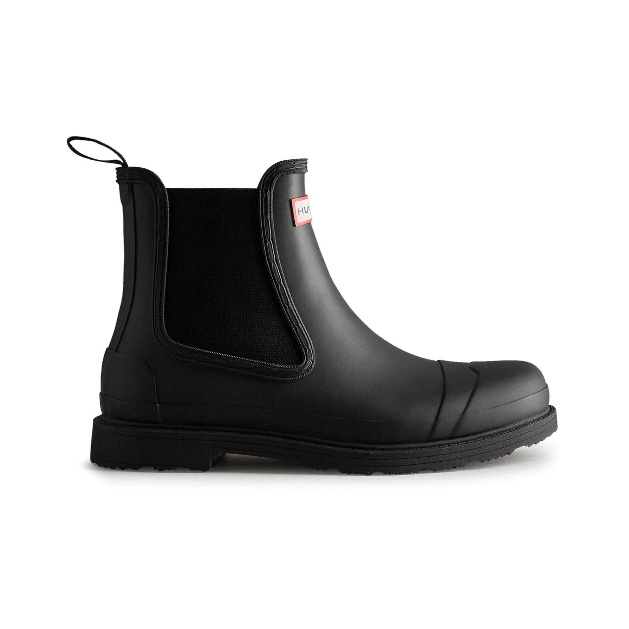 Hunter Commando Mens Chelsea Boots - Black – TOG24
