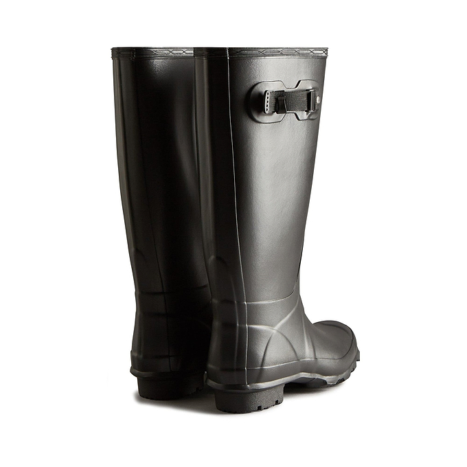 Hunter Huntress Womens Wide Leg Wellington Boots - Black