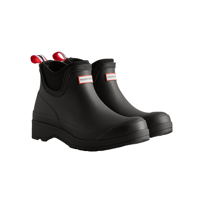 Womens black hunter rain boots deals