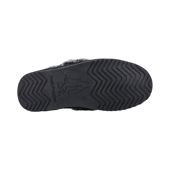 Hush Puppies Ariel Womens Slipper - Black