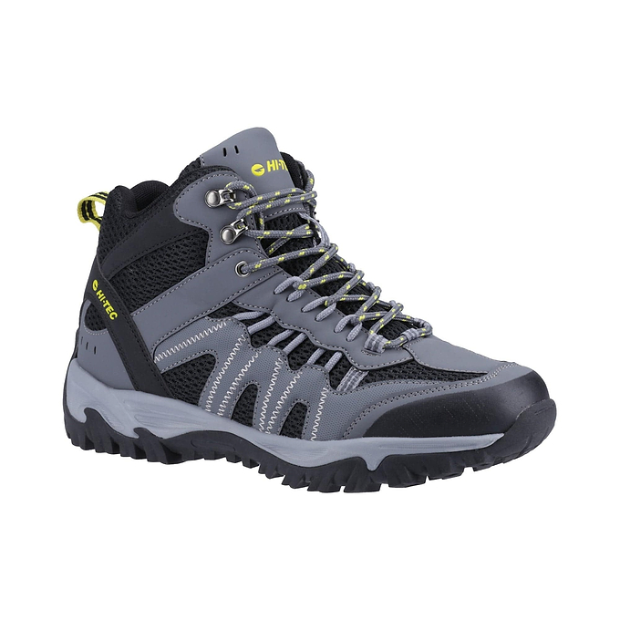 Hi-Tec Jaguar Mid Boots - Graphite/Black/Citron