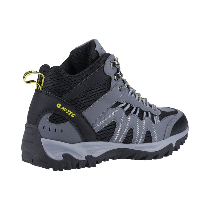 Hi-Tec Jaguar Mid Boots - Graphite/Black/Citron