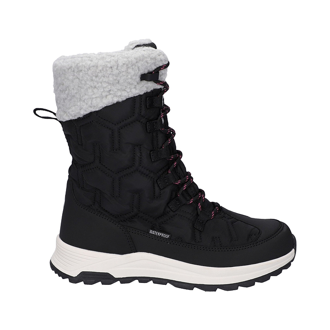 Hi-Tec Sophia Womens Boot - Jet Black/Festival Fuchsia
