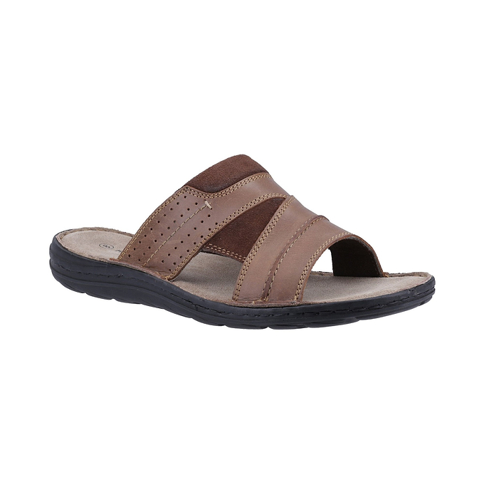 Hush Puppies Archer Mens Mule Sandal - Tan