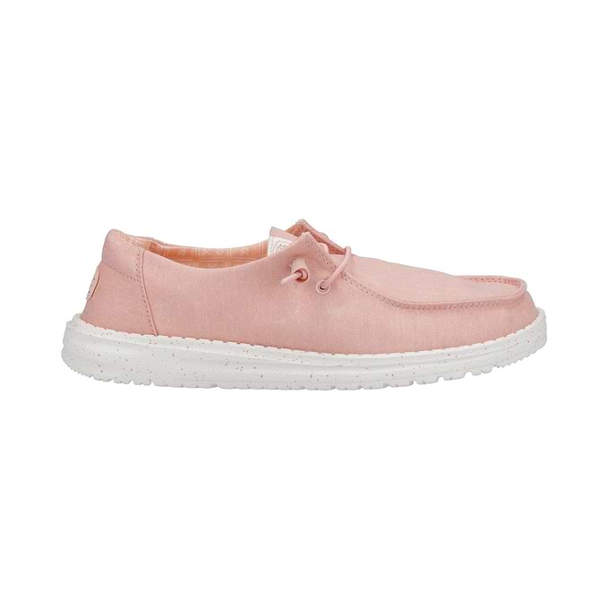HEYDUDE Wendy Womens Canvas Shoe - Pink