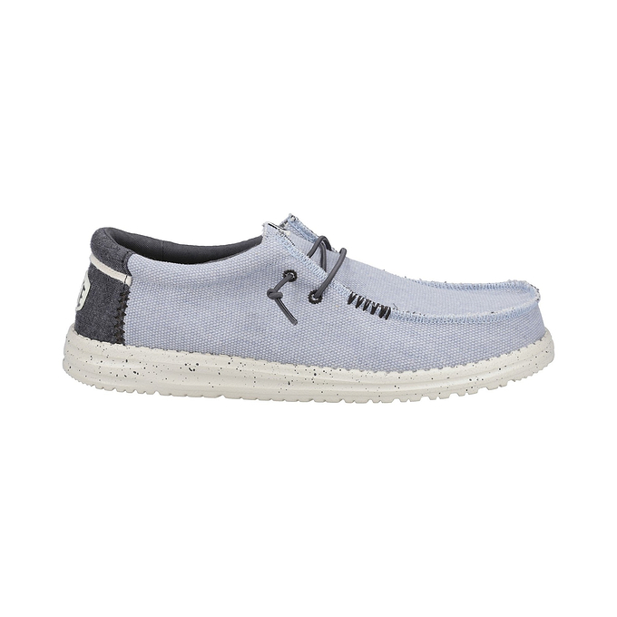 HEYDUDE Wally Coastline Jute Mens Shoe - Stone White