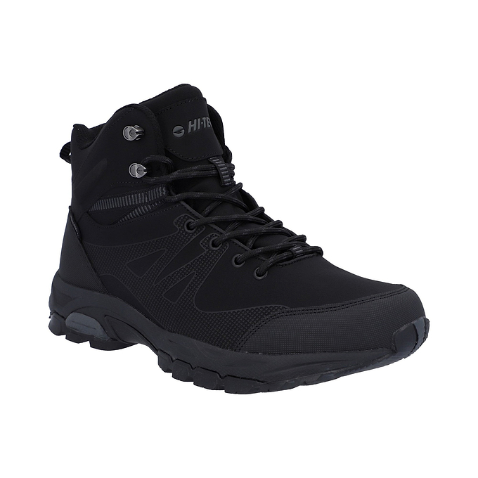 Hi-Tec Jackdaw Mid Mens Waterproof Boots - Black/Carbon Grey