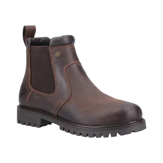 Cotswold Pamington Womens Ankle Boots - Brown