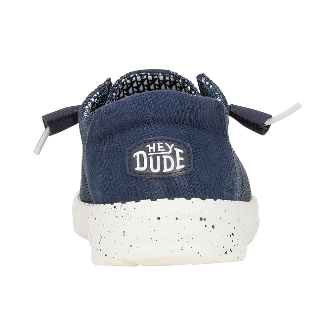 HEYDUDE Wendy Stretch Sox Womens Shoes - Navy