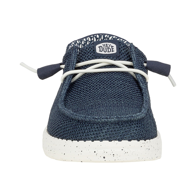 HEYDUDE Wendy Stretch Sox Womens Shoes - Navy