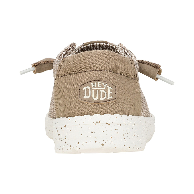 HEYDUDE Wendy Stretch Sox Womens Shoes - Walnut