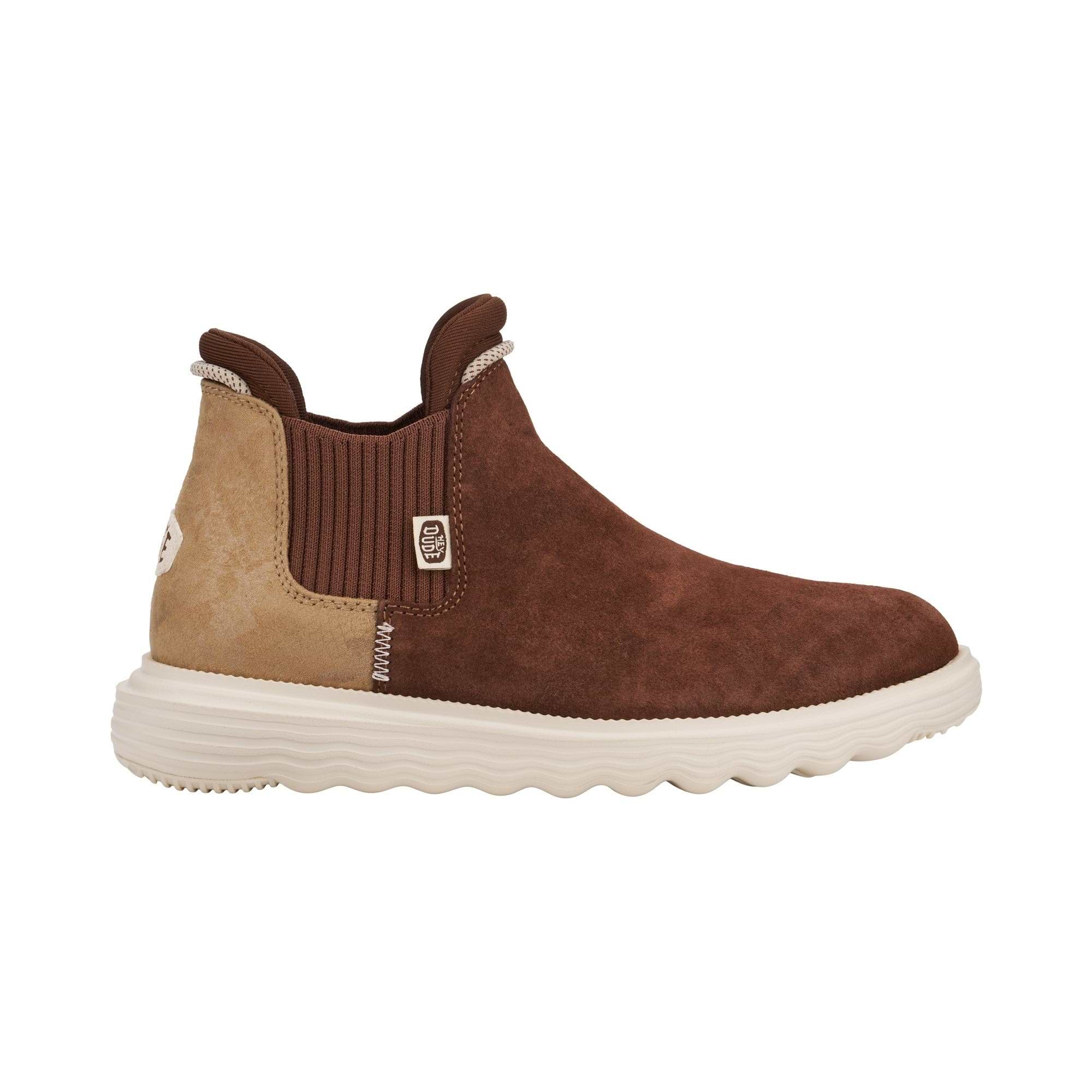 HEYDUDE Branson Suede Novelty Womens Boots - Brown/Snake | TOG24