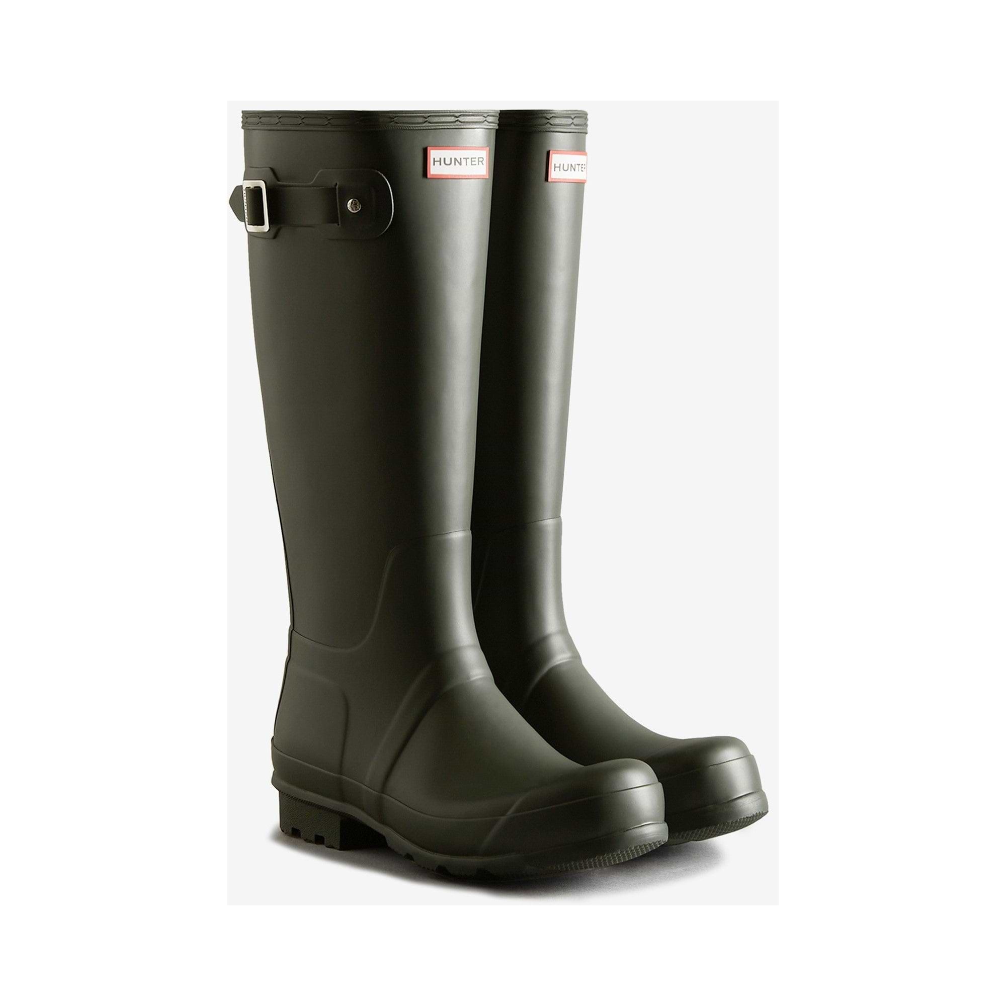 Hunter Original Tall Boot Mens - Dark Olive – TOG24