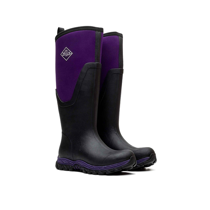 Muck Boots Arctic Sport II Tall Wellington Womens - Black/Acai