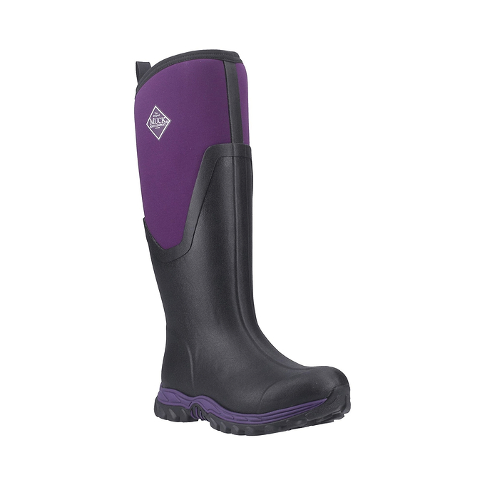 Muck Boots Arctic Sport II Tall Wellington Womens - Black/Acai