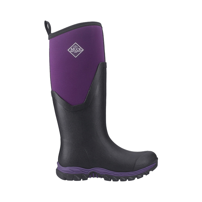 Muck Boots Arctic Sport II Tall Wellington Womens - Black/Acai