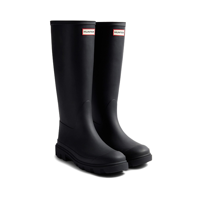 Hunter Downpour Tall Boot Womens - Black
