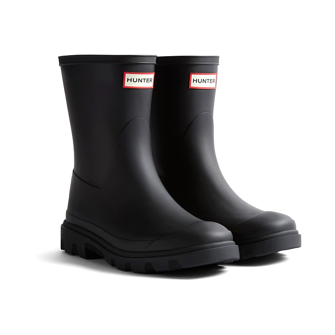 Hunter Downpour Short Boot Womens - Black