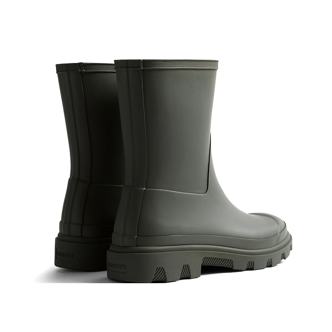 Hunter Downpour Short Boot Womens - Dark Olive