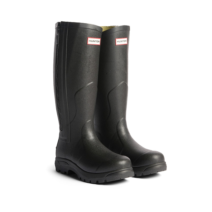Hunter Balmoral MK II Zip Boot Mens - Black