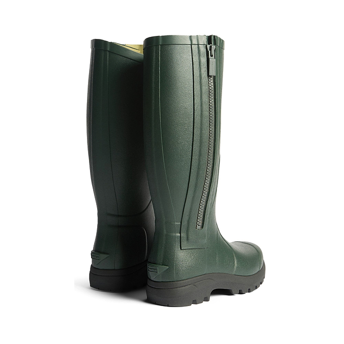 Hunter Balmoral MK II Zip Boot Mens - Dark Olive/Black
