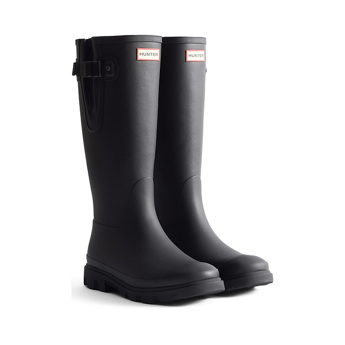 Hunter Field Downpour Adjustable Boot Womens - Black