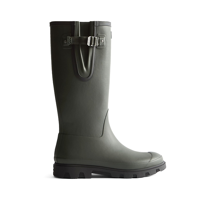 Hunter Field Downpour Adjustable Boot Mens - Dark Olive/Black – TOG24