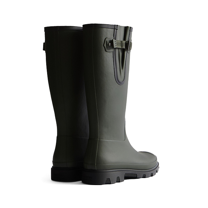 Hunter Field Downpour Adjustable Boot Womens - Dark Olive