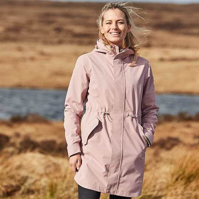 Glasson Womens Waterproof Jacket - Faded Pink