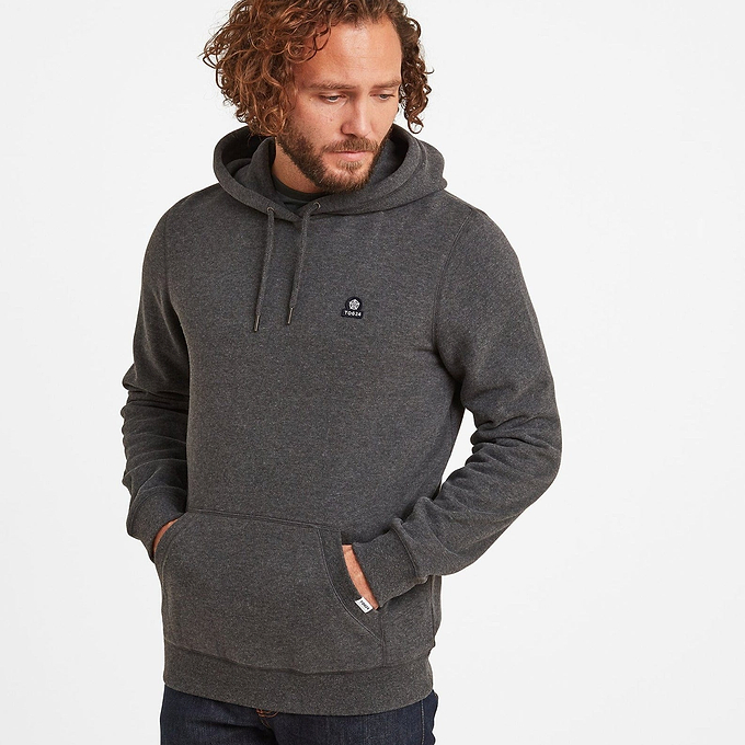 Akerman Mens Hoody - Dark Grey Marl