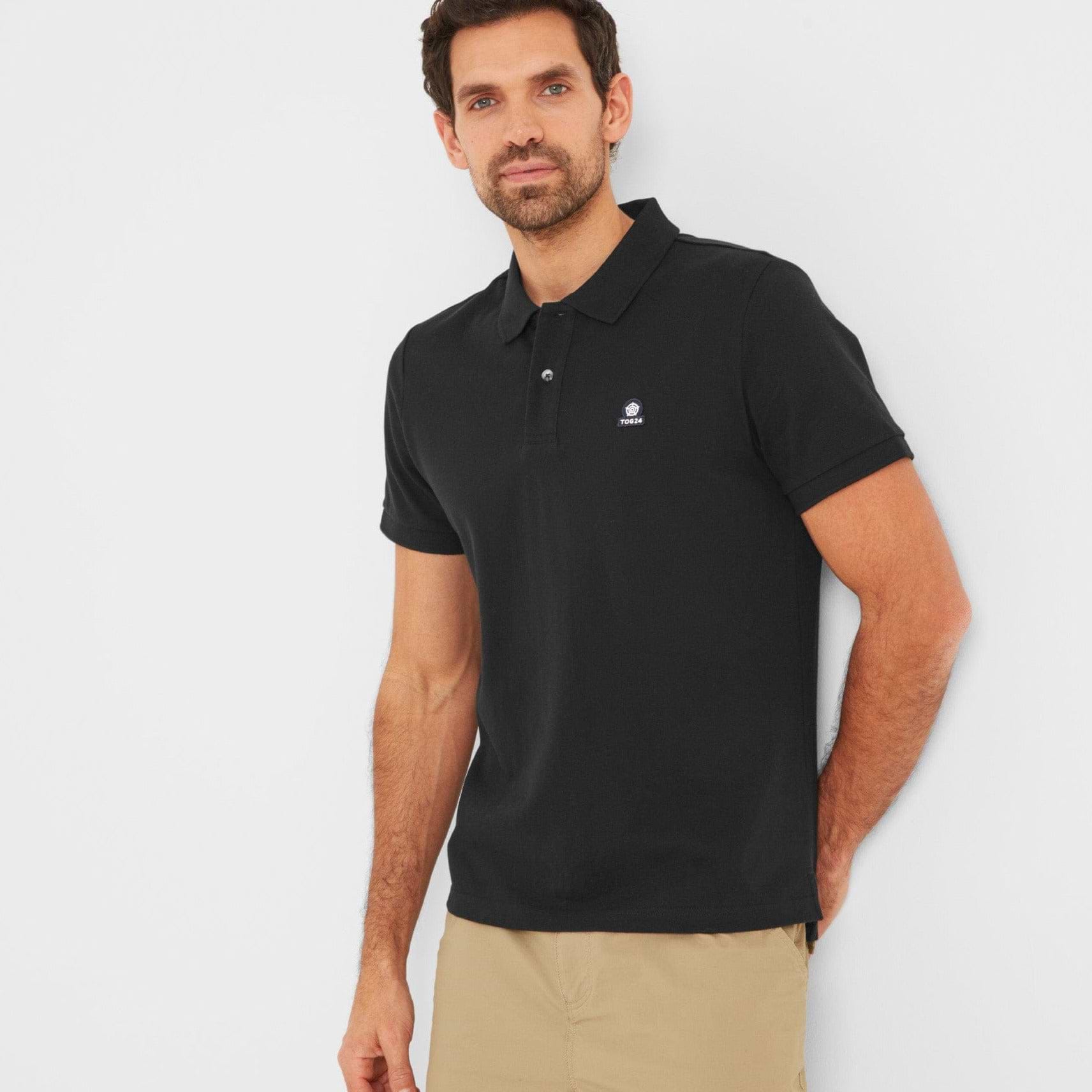 Cheap black polo shirts shop