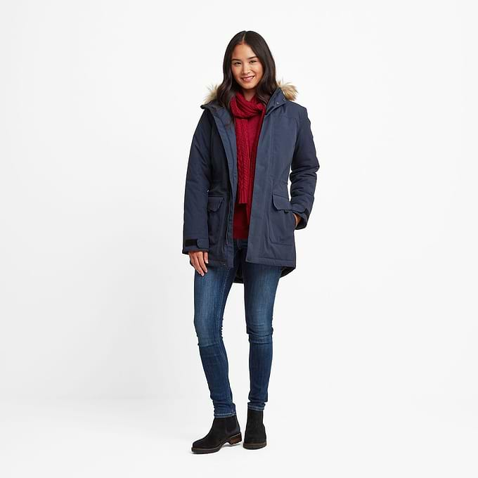 Alderidge Womens Waterproof Parka - Dark Indigo