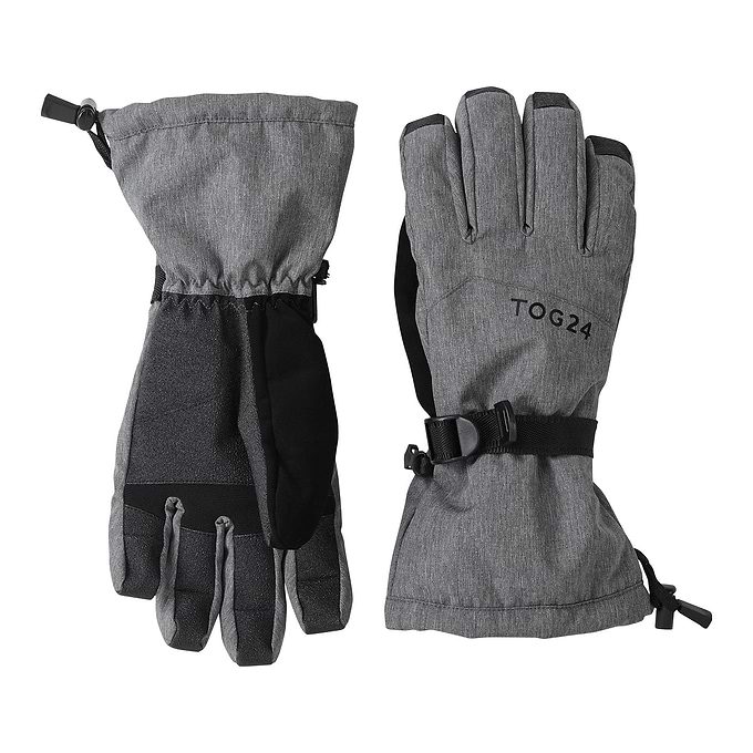 Ashfield Ski Gloves - Grey Marl
