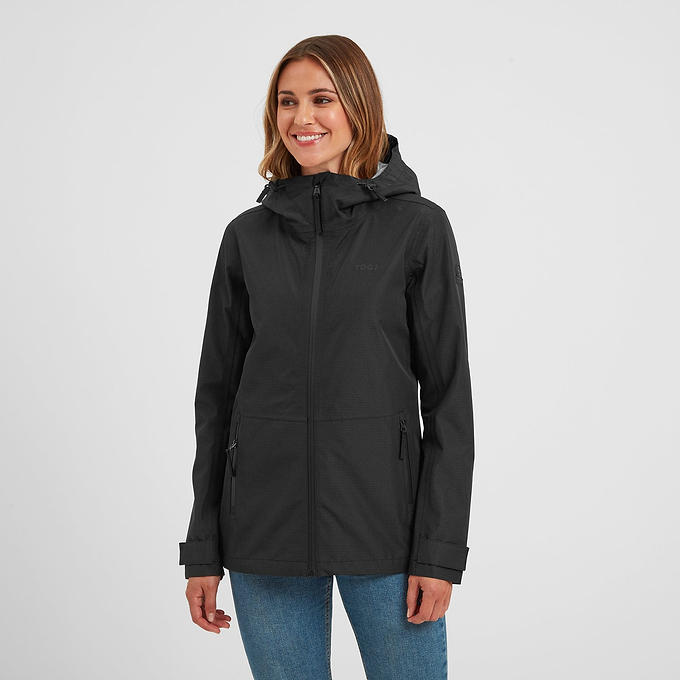Austwick Womens Waterproof Jacket - Washed Black
