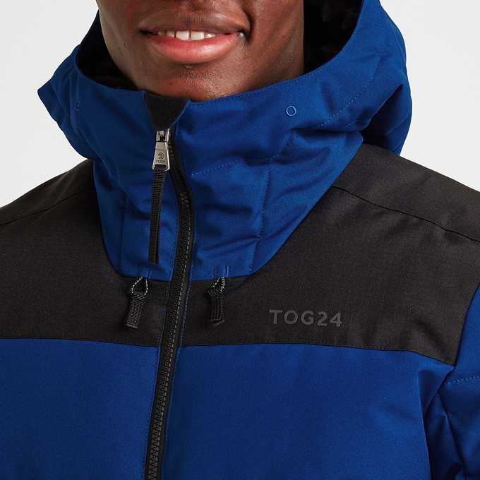 Berg Mens Insulated Padded Ski Jacket - Royal Blue