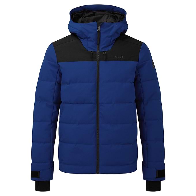 Berg Mens Insulated Padded Ski Jacket - Royal Blue