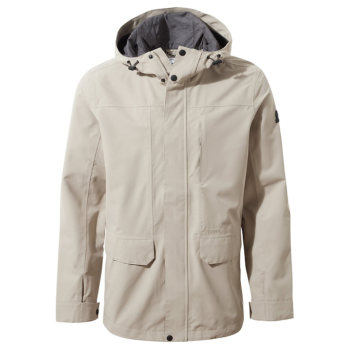 Bewley Mens Waterproof Jacket - Pebble